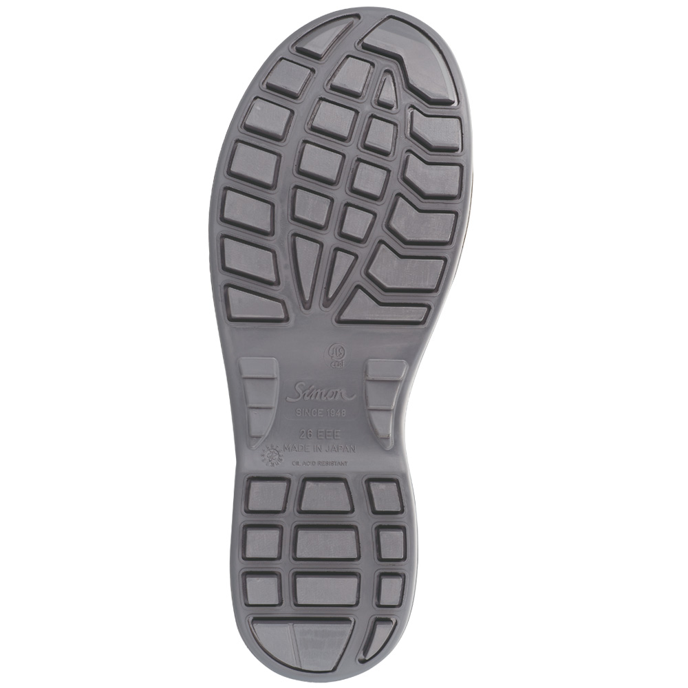 安全靴・手袋のシモン SS38黒: 安全靴