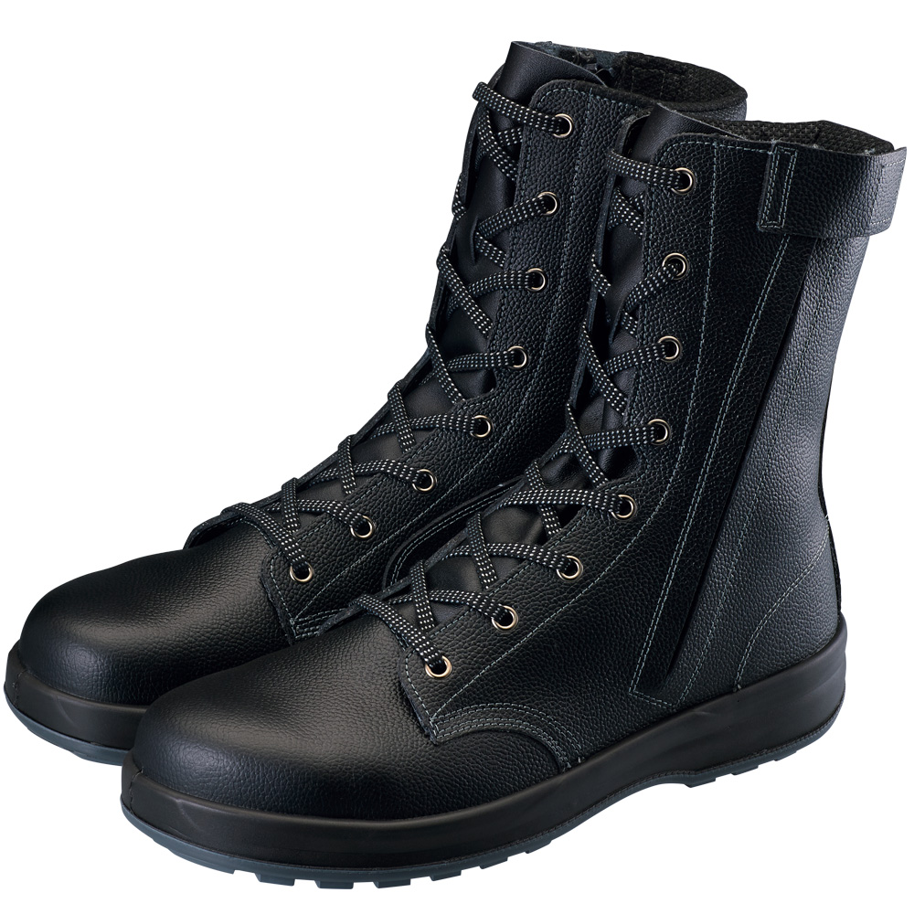 シモン 安全靴 長編上靴 ＷＳ33黒Ｃ付 27．0ｃｍ WS33C-27.0 安全靴・作業靴・安全靴 - 4